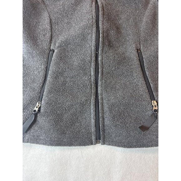PATAGONIA Synchilla Gray Fleece Zip-Up Vest With Pockets Small - Picture 3 of 11